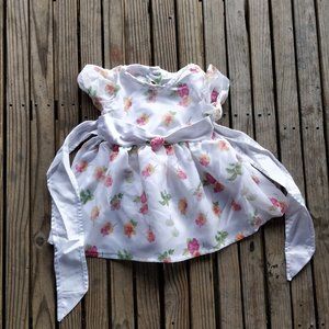 Pretty Floral Short Sleeve Dress - Infant